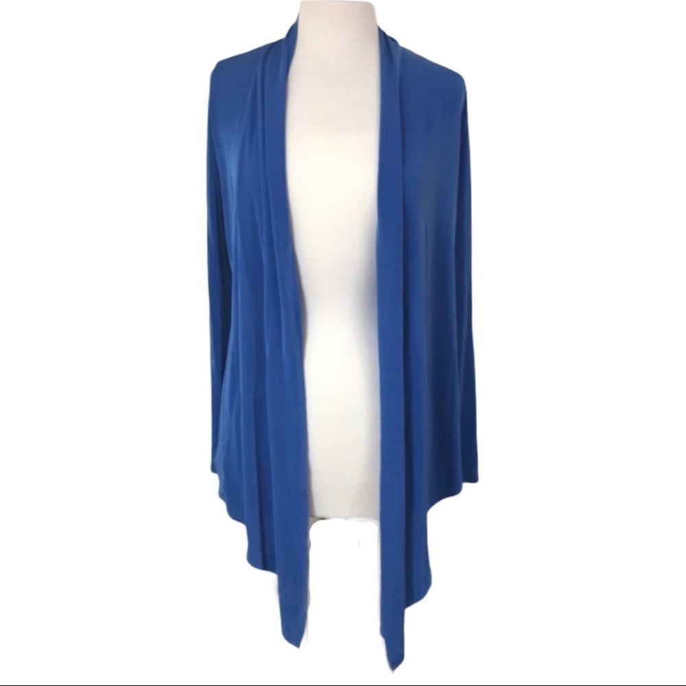 Boston Proper Blue Long Sleeve Cardigan XS
